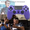 thumbnail image 3 of [Embalaje Exterior La Versión Europea] [Púrpura] Controlador Juego PS4 Inalámbrico Recargable Neutro (Púrpura), 3 of 9