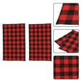 thumbnail image 7 of 2-Pack Kitchen Dish Towels Set, Polyester Cleaning Cloths for Household, Multipurpose Use in Black and Red Colors, 7 of 7
