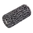 thumbnail image 4 of 100 M Panaderos Cordel Cuerda Cordel Artesanía Del País Shabby Chic DIY Negro Soledad Envuelva la cadena de regalo, 4 of 10