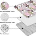 thumbnail image 5 of Pioneer Flower Floral Print Pattern Bathroom Rugs Sets 3 Piece,Toilet Cover Set,Absorbent Non Slip Bathroom Mats Sets with U-Shaped Contour Rug Toilet Rug Set, 5 of 5