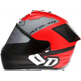 thumbnail image 4 of 6D HELMETS ATS-1R Helmet - Wyman - Red/Gray - XL 30-0738, 4 of 4