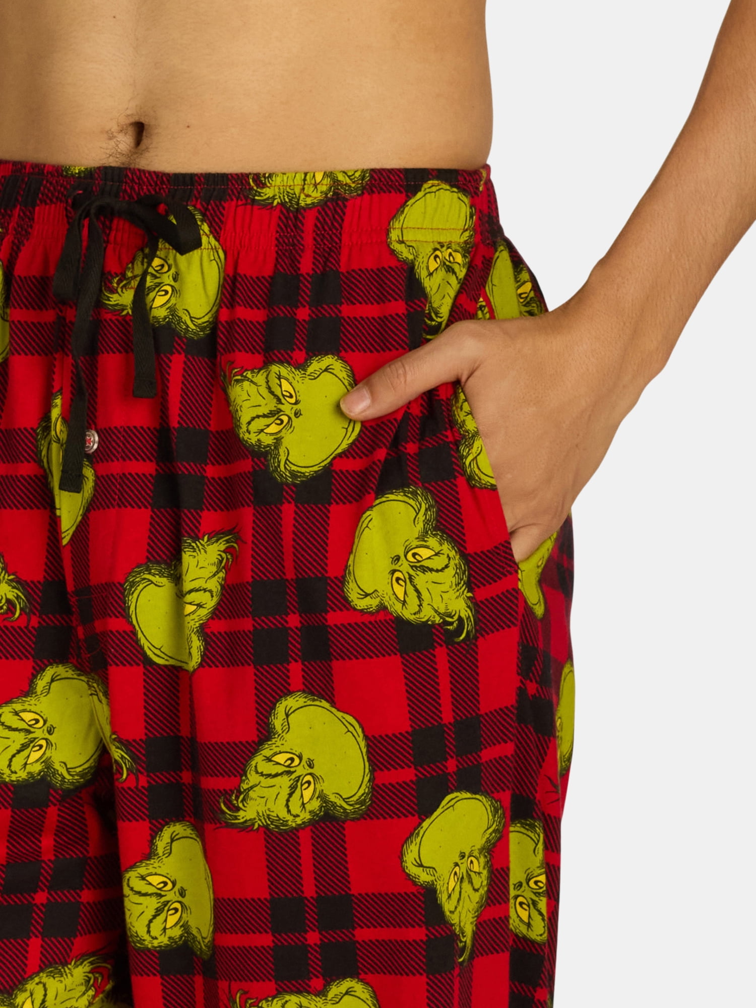Dr. Seuss Men's The Grinch Knit Sleep Pants, Sizes S-XL