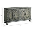 thumbnail image 6 of ACME Pavan Rectangular Console Table in Rustic Gray, 6 of 6