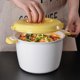 thumbnail image 2 of Rice Steaming Pot Good Insulation Ergonomic Handle Buckle Design Microwave Rice Cooker Steamer Veggi-eyzi, 2 of 5