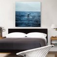 thumbnail image 2 of ARTCANVAS Whale Tail Ocean Waves Canvas Art Print - Size: 36" x 36" (1.50" Deep), 2 of 9