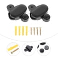 thumbnail image 4 of 4 Pcs Mirror Hanger Clips Mirror Mounting Clips Mirror Wall Clips With Screws, 4 of 8