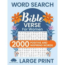 Word Search Bible Verse for Women (Large Print): Positive and Inspiring Brain Games Word Find Puzzles, Encouraging Faith, (Paperback)