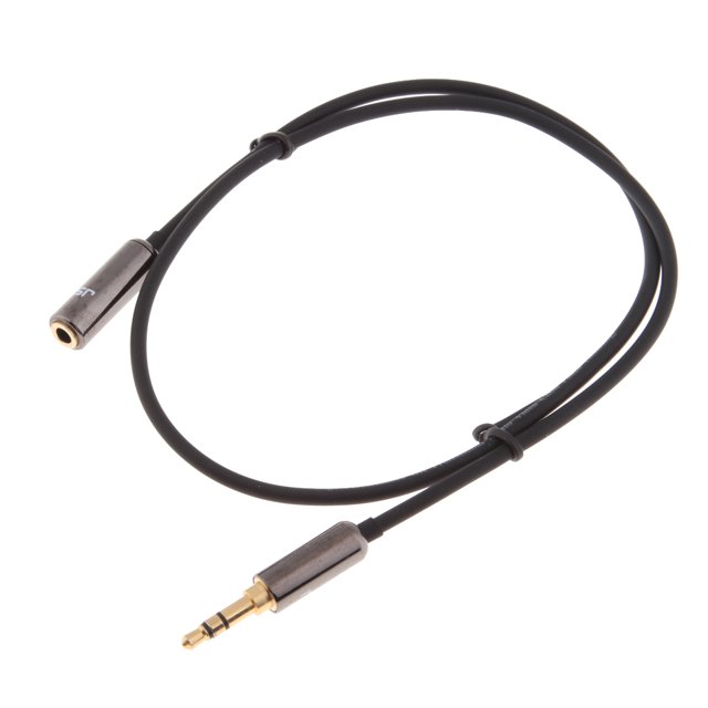 Transmisor de Audio Estéreo con Cable de Adapta Estéreo Enchufe de 3.5 mm para Laptop PC Smartphone 0.5 metros Sunnimix Cable macho a hembra para auriculares