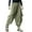 Army Green, variant on Men Summer Retro Harem Pants Loose Fit Comfortable Breathable Casual Trousers for Yoga Travel