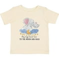 thumbnail image 3 of Inktastic My Gigi Loves Me to the Moon and Back Elephant Family Boys or Girls Baby T-Shirt, 3 of 5