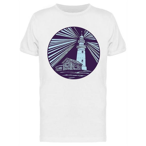 Lighthouse Tattoo Design T-Shirt Men -Image by Shutterstock, Male 3X-Large