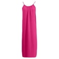 thumbnail image 7 of XIAOCHA Women's Backless Maxi Dress Spaghetti Strap Flowy Loose Fit Dress Casual Beach Vacation Dress, 7 of 7