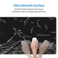 thumbnail image 5 of Japanese Sea Wave Large Gaming Mouse Pad，31.5x11.8 inch, 1lb, 3mm   Waterproof  XL Mousepad ，Keyboard Pad Desk Pad with Black Anime & Stitched Edges and Non-Slip Durable Rubber Base for Home and, 5 of 6