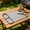 Gray-GY, variant on MMJ Silicone Grill Mat Non Stick Reusable BBQ Liner with Hanging Loop Grease Drip Tray for Gas Charcoal Griddle Oven 15.94x11.49in
