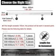 thumbnail image 3 of Clear Acrylic Indoor Stair Handrails with Fittings - 3ft/4ft/5ft/6ft/10ft/12ft/14ft/20ft Non-Slip Transparent Staircase Handrails, Wall Mount Hand Railing Complete Kit for Elderly/Kids (Color : Silv, 3 of 8