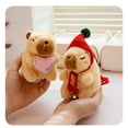 thumbnail image 6 of 5.14" Capybara Plushies Toy Keychains Bag Charms, Cuddly & Soft Fashion Capybara Stuffed Animal Plush Bag Accessories, Birthday Christmas Graduation Back to School Gift for Teens & Women, 6 of 7