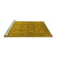thumbnail image 2 of Ahgly Company Machine Washable Indoor Rectangle Oriental Yellow Traditional Area Rugs, 2' x 5', 2 of 4