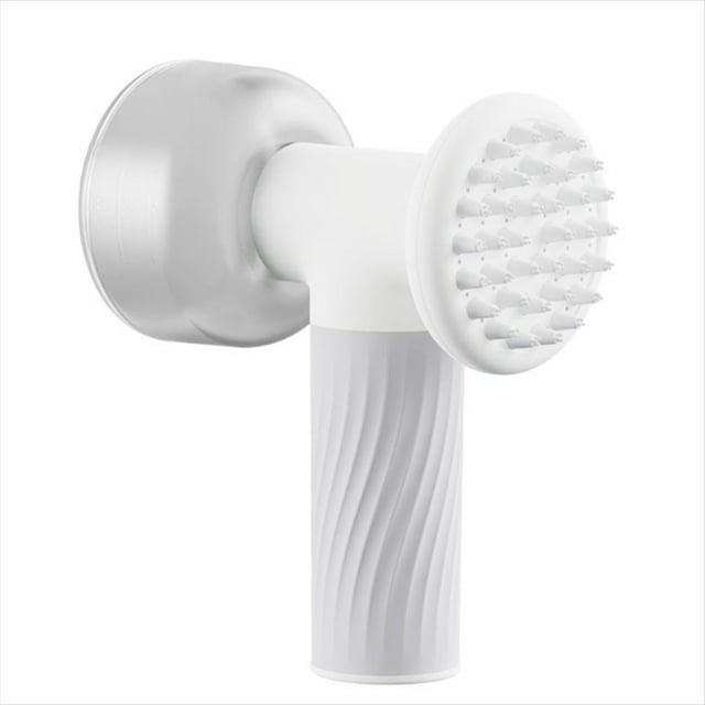 Dispensador Automático de Jabón de Espuma, Cepillo para Perros, Cepillo de Baño de para Mascotas 2 en 1, Cepillo de Baño para Perros con de un Solo Toque