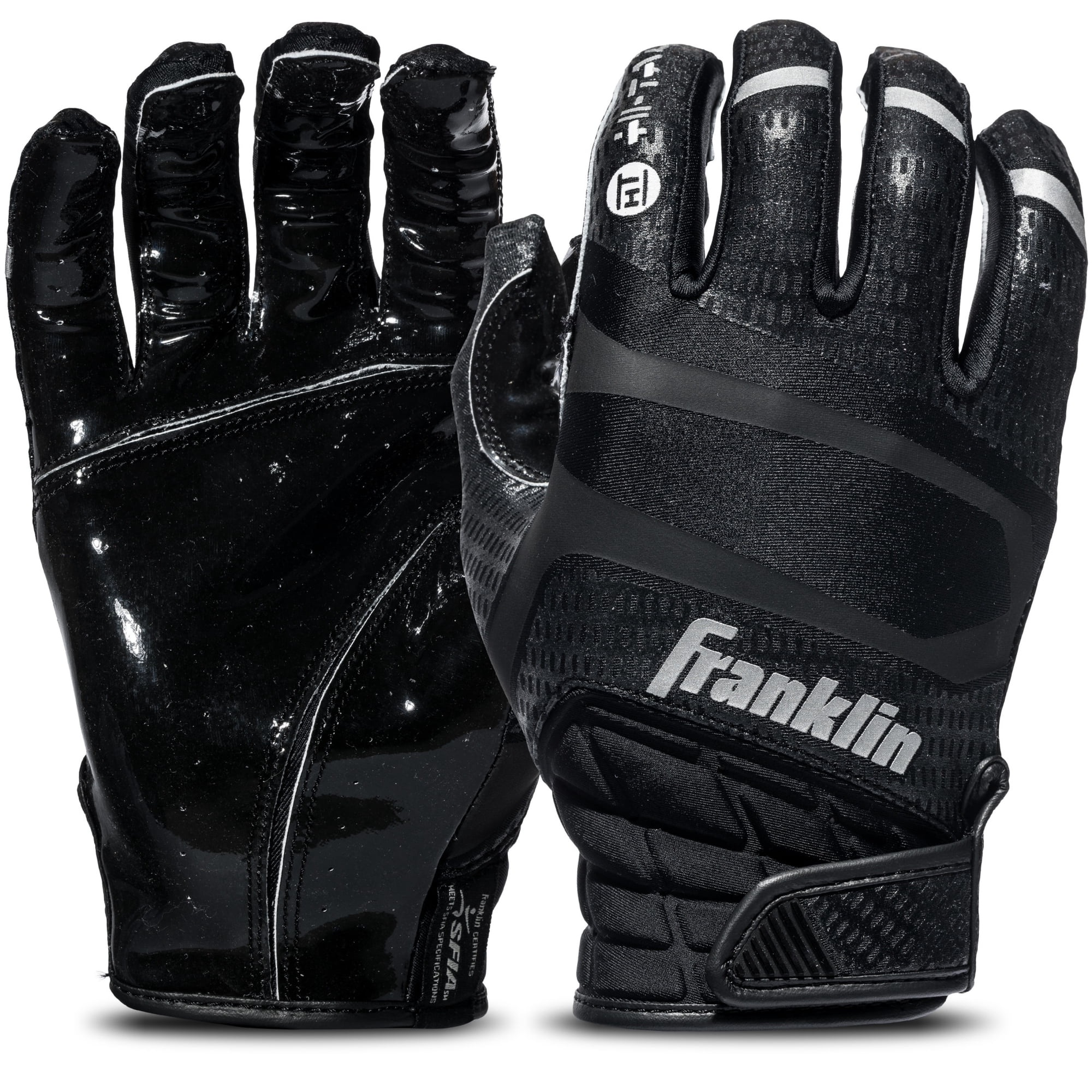 Franklin Sports Hi-Tack Premium Adult Football Receiver Gloves