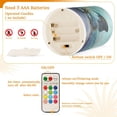 thumbnail image 4 of Wobogo Marble Butterfly Combo Flameless Flickering Candle Light with Remote Control and Timer for Romantic Atmosphere, 4 of 7