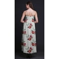 thumbnail image 3 of Bimba Robe Longue Maxi Bohème à Bretelles Sans Manches Imprimée Florale pour Femme - Petit, 3 of 6