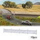 thumbnail image 1 of 10 Piezas de Vallas en Miniatura, Accesorios para Maquetas de Trenes a Escala 1/50, Suministros para Dioramas de Simulación, Paisajes Ferroviarios Y M Estilo B, 1 of 8