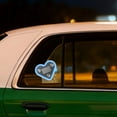 thumbnail image 3 of Solar Powered Heart Shaped Window LED Atmosphere Light Auto On Off Ambient Glow For Vehicle 1pc, 3 of 3