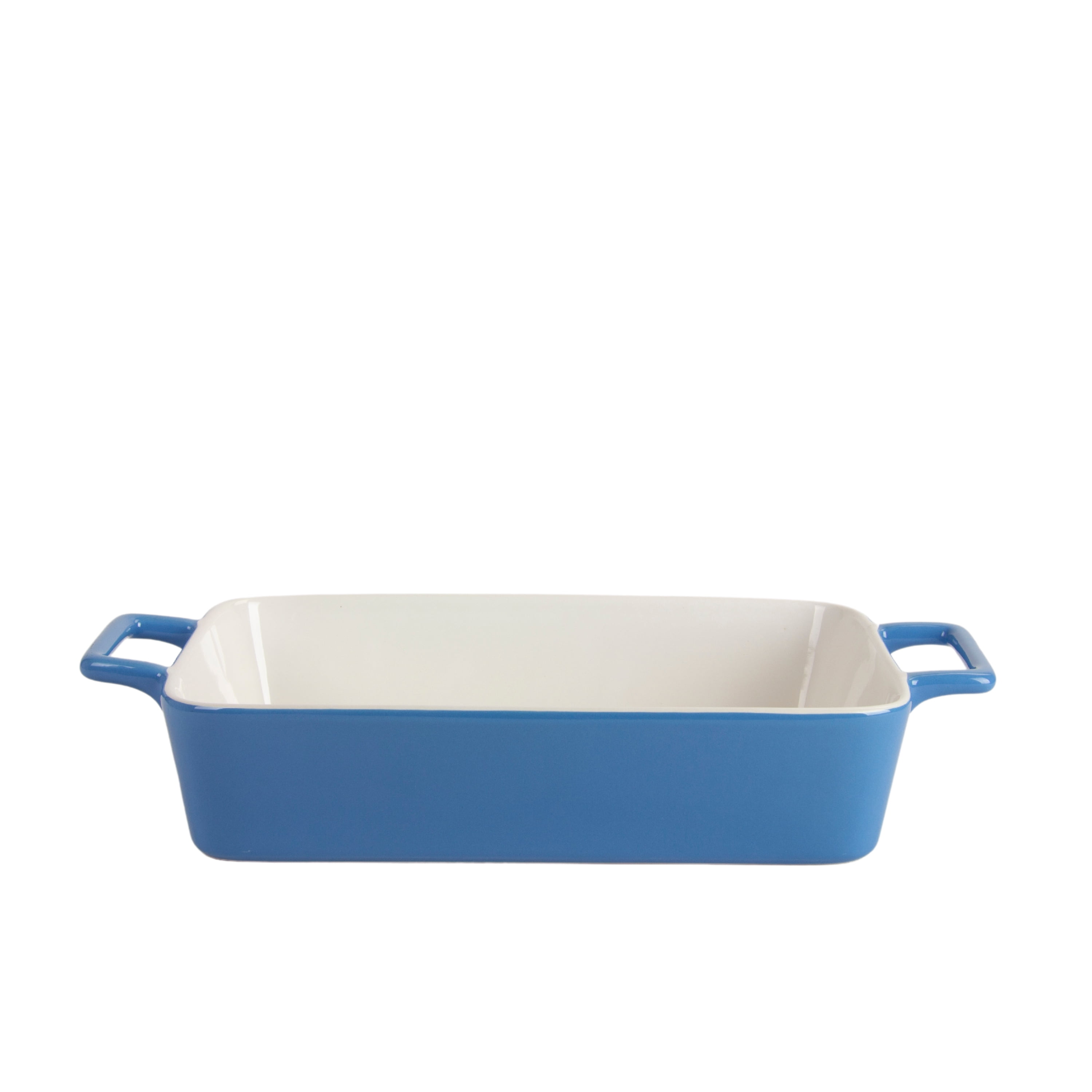 10 Strawberry Street Nested Stoneware Bakeware with Handles, Set of 3, Multi Color