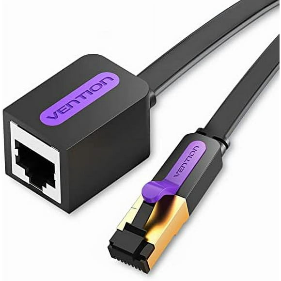 High Speed Network Cable, Heavy Duty 10Gbps Cat 7 Extension Ethernet Cable, 10M Double Shielded in Wall, Compatible with Older Cable Types for Office and Home Devices