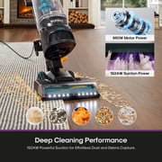 Eureka FlexReach Upright Vacuum Cleaner with HEPA Filtration and Floor Sense Technology