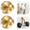 Gold, variant on Upgraded Suction Cup Hooks for Shower, Heavy Duty Removable Towel Hooks for Bathroom Glass Door Wall, Stainless Steel Shower Hooks for Towel & Loofah (2 Pack, Silver)