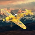 thumbnail image 2 of lionlar Modèle d'Avion Ornements de Collection Cadeaux Assembler Modèle de Chasseur d'Avion Jaune, 2 of 8