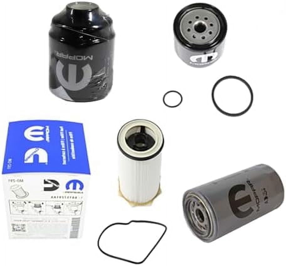 Genuine OEM Filters Bundle, Dodge Ram 6.7L Cummins Diesel Filter set; Fuel/Water Separator Filter Kit, Fuel Filter