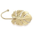 thumbnail image 3 of Metal Hook Creative Mini Hanger Golden LeafShaped Functional Stylish Convenient for Closet Door(7.5x12x5cm ), 3 of 14