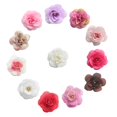 thumbnail image 1 of 10 Uds. Cabezas de Flores Rosas Artificiales para Manualidades 4cm Multicolor, 1 of 9