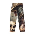 thumbnail image 3 of Haiem Western Cowboy Snake Ram Skull Men's Pajama Pants Ultra Lightweight Pjs Bottoms Sleepwear Bottom Pants With Pocket Drawstring-XX-Large, 3 of 7
