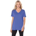 thumbnail image 1 of Woman Within Women's Plus Size Perfect Short-Sleeve V-Neck Tee Shirt, 1 of 4