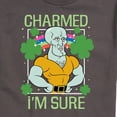 thumbnail image 3 of SpongeBob SquarePants - Charmed I'm Sure Handsome Squidward - Men's Short Sleeve Graphic T-Shirt, 3 of 6