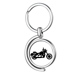 thumbnail image 1 of Llavero Mecanico de Moto Negro Patrón Rotating Unbranded Metal Keyring Holder, 1 of 2