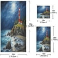 thumbnail image 3 of Coolnut 3 Piece Bath Towels Set, Super Soft Absorbent Lighthouse Towels for Bathroom Gym Spa Hotel Decor Wash cloth, 3 of 7