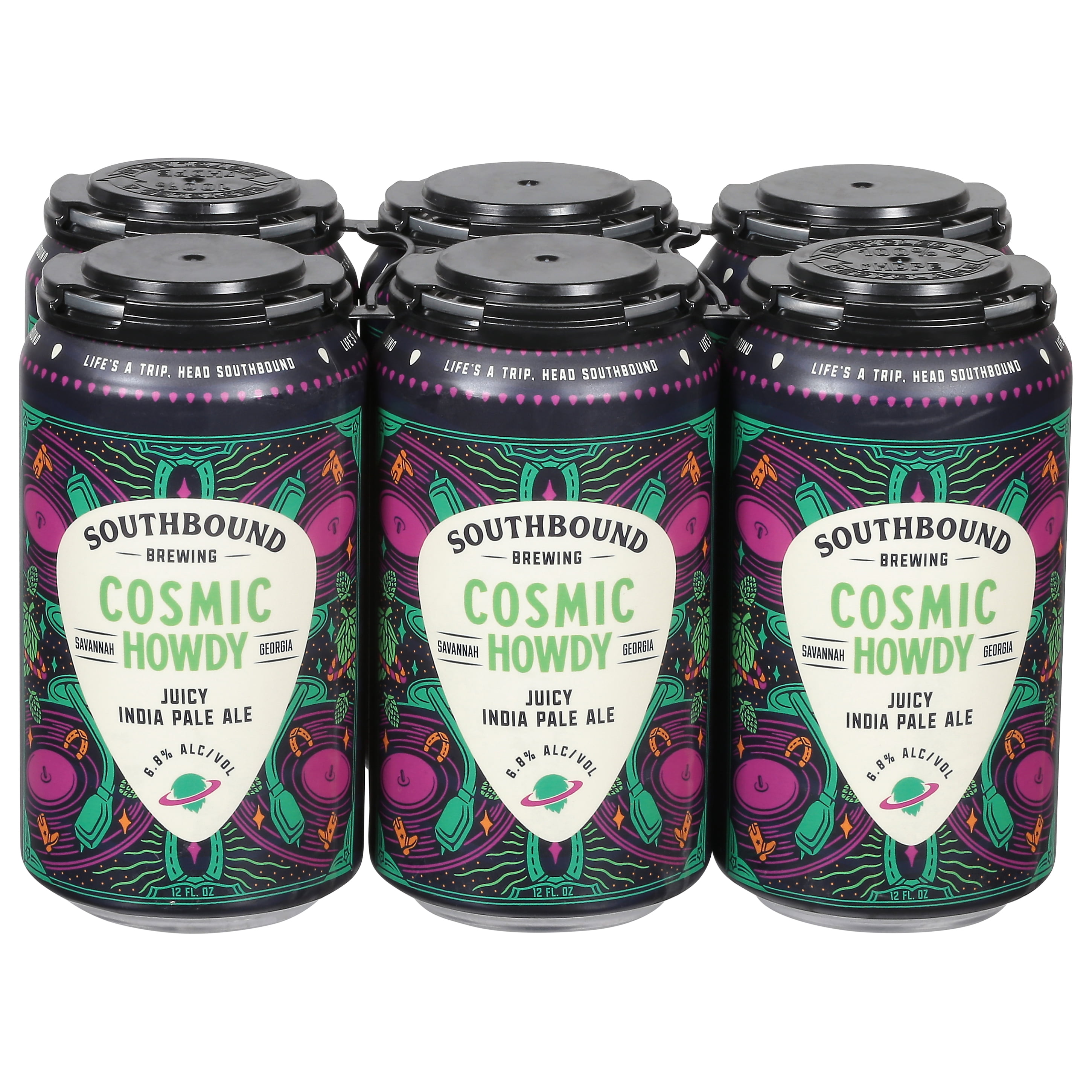 Southbound Brewing Indian Pale Ale Cosmic Howdy Beer 6 - 12 fl oz Cans