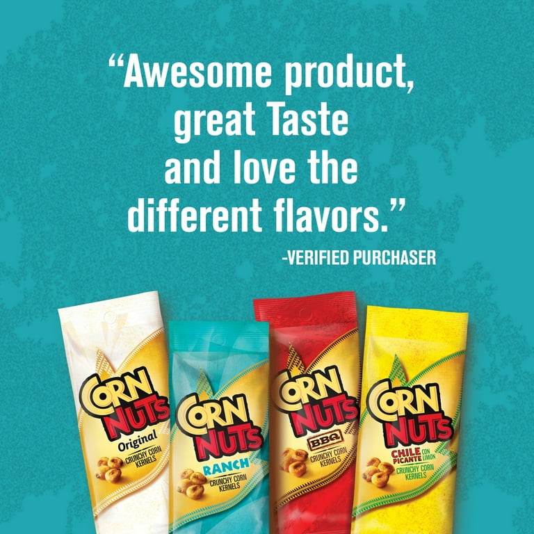 CORN NUTS Ranch Crunchy Corn Kernels Snack, Shelf-Stable, 7 oz Resealable Plastic Package