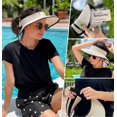 thumbnail image 4 of Sombrero de Sol Simplicidad para Mujer Protección UV Mezcla Beige, 4 of 6