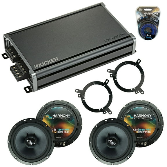 Fits Dodge Durango 2002-2003 Factory Speakers Upgrade Harmony (2) C65 & CXA360.4