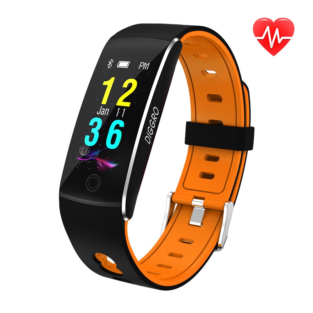 xoombot waterproof smart bracelet with heart rate tracking