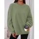 thumbnail image 3 of Sudadera PRETTYGARDEN Oversized Cuello Redondo Verde Bosque XL, 3 of 6