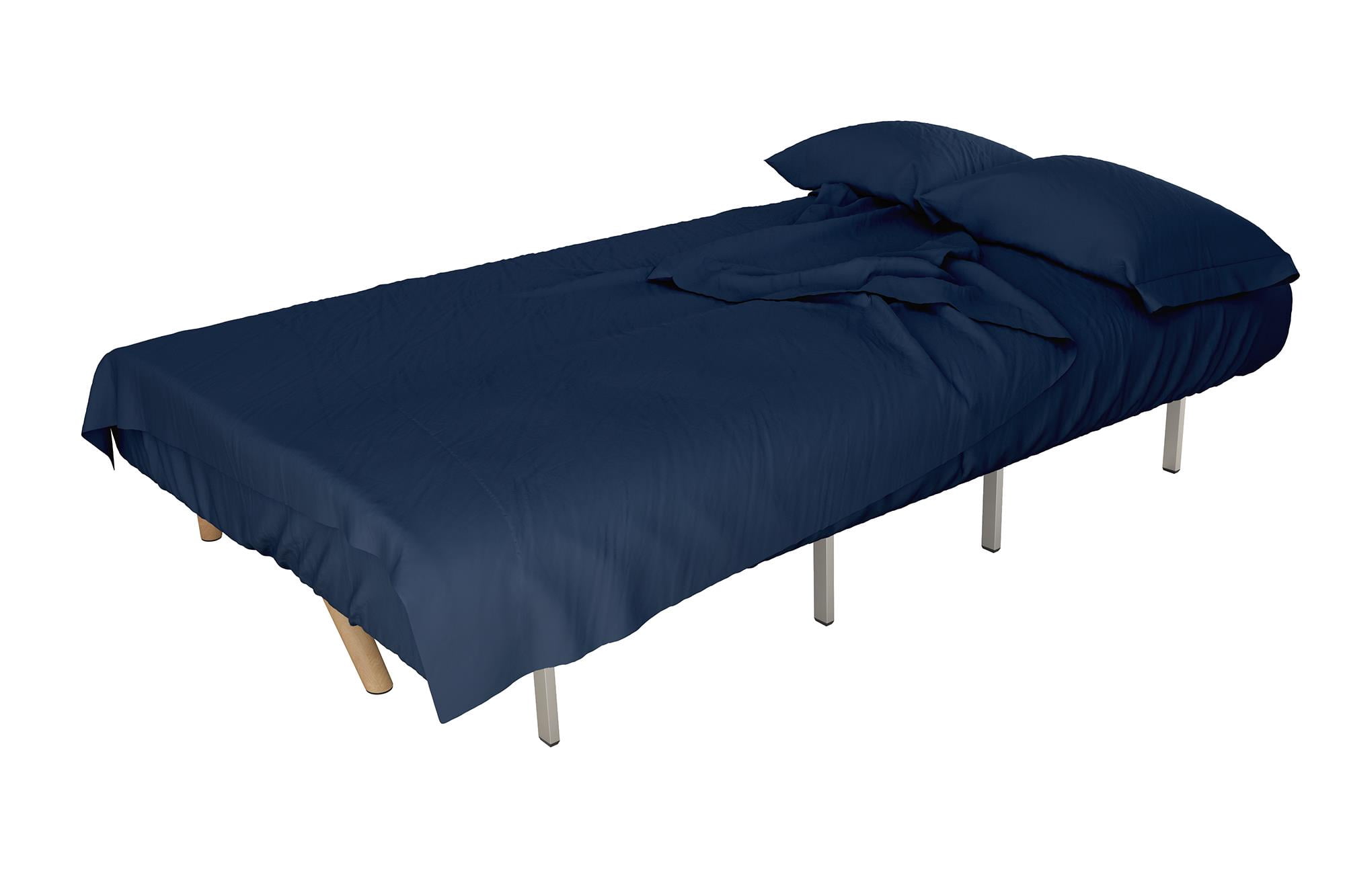 Novogratz Futon & Twin Sleeper Sofa 4 Piece Brushed Microfiber Sheet Set, Multiple Colors