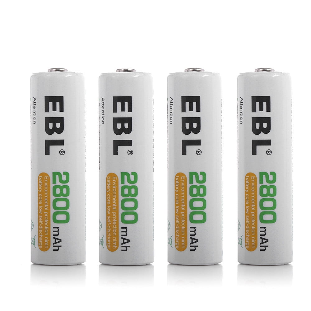8Packs AA Rechargeable Batteries 2800mAh NiMh with 12+2 Bay AA AAA C D Ni-MH Ni-CD Battery Charger