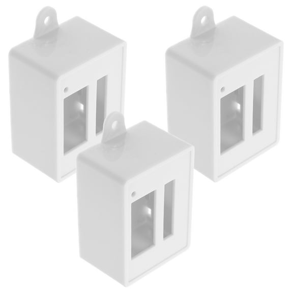 Worgeous 3pcs Small Waterproof Electrical Box For Outdoor Plastic Enclosure For Electronics Projects Diy Electrical Case Electrical Boxes