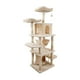 thumbnail image 2 of para Gatos de Varios Niveles, Marco de Escalada para Condominio con Centro de Actividad de Pelota, Juguete Interactivo, Hamaca, Poste para Rasca Amarillo Salvador Poste rascador para gatos, 2 of 10